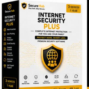 Secure Hub Internet Security Plus (3 Devices / 1 Year)